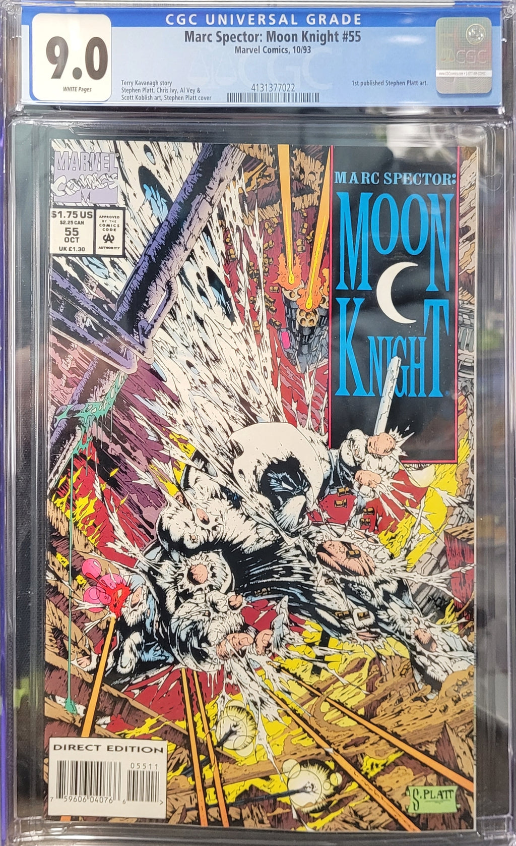 Marc Spector: Moon Knight #55 - CGC 9.0