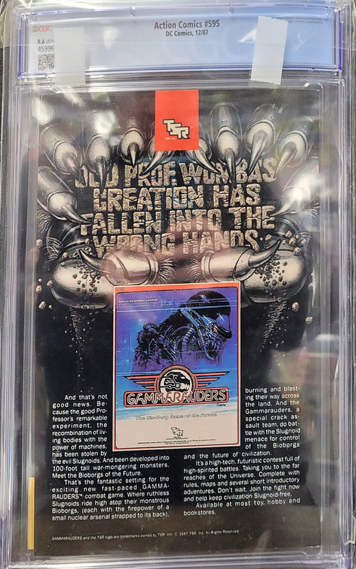 Action Comics #595 - 1st Appearance of the Silver Banshee - CGC 9.6