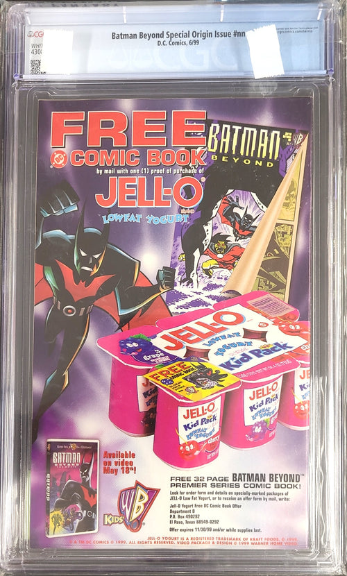 Batman Beyond Origin Issue #nn - First Appearance of Terry McGinnis - GCG 9.4