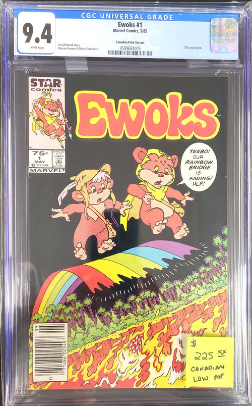 Ewoks #1 - Canadian Price Variant - CGC 9.4