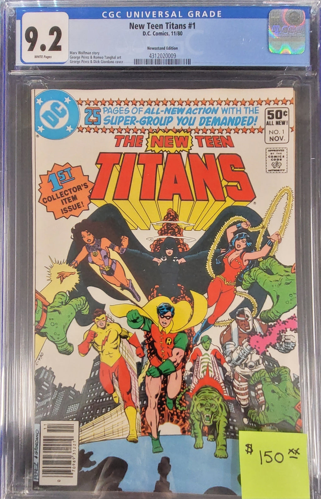 New Teen Titans #1 - CGC 9.2