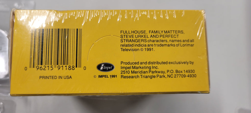 LAFFS - Trading Cards 1991 - Sealed - Perfect Strangers, Family Matters & Full House