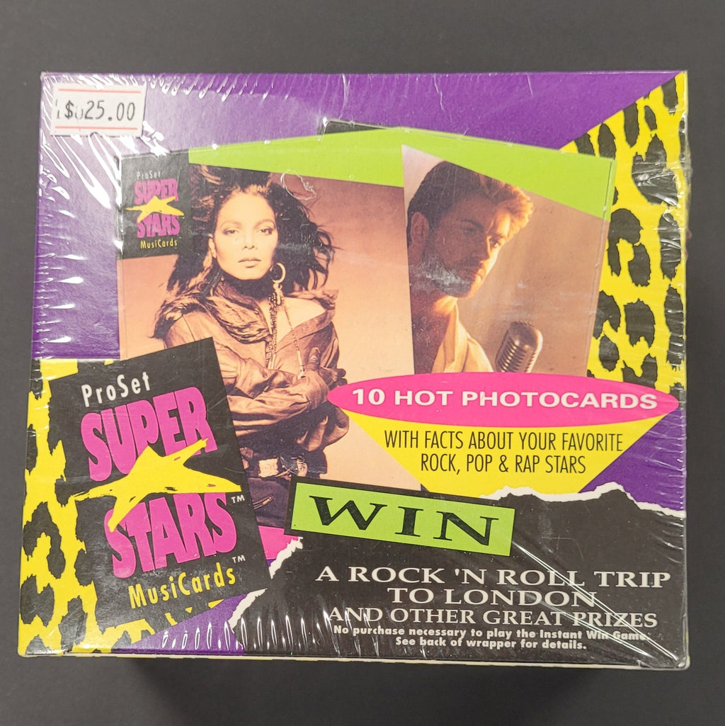 Pro Set SuperStars Music Cards Sealed Series 1 - 1991