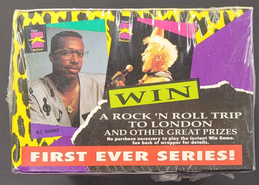 Pro Set SuperStars Music Cards Sealed Series 1 - 1991